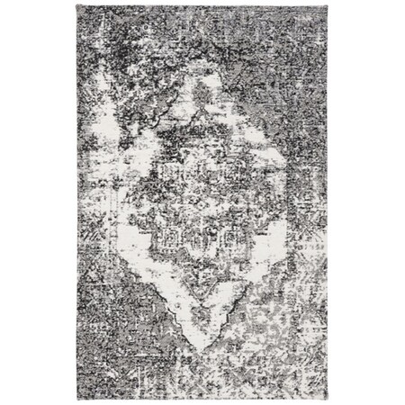 Safavieh Classic Vintage Contemporary Rectangle Power Loomed Rugs Grey & Ivory - 8 x 10 ft. CLV703F-8